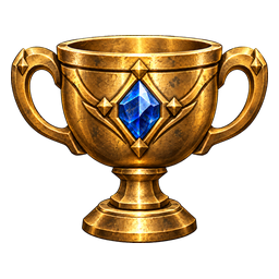 The Hall of Fame trophy